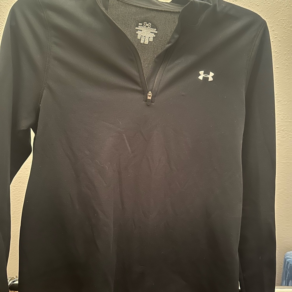 Brand New Under Armour Women Base Layer Black Size M